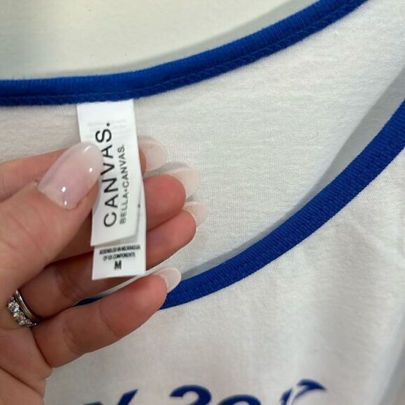 CHI OMEGA Tank Top College Greek Life 2017 Vintage - Picture 2 of 5